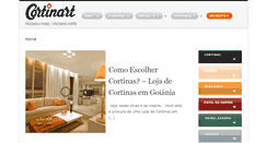 Desktop Screenshot of cortinart.com.br